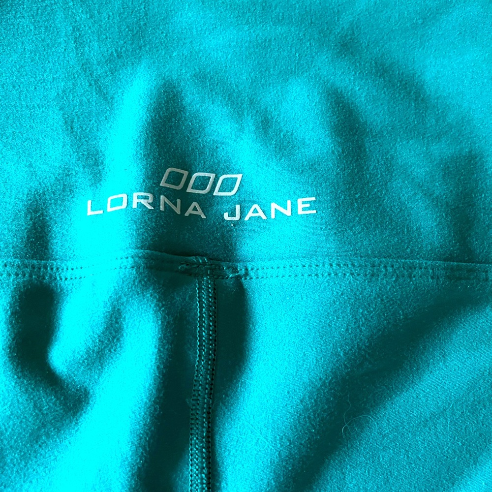 Lorna Jane Teal Leggings 24” inseam size medium